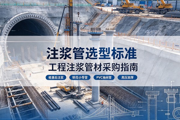 梁溪注浆管选型标准