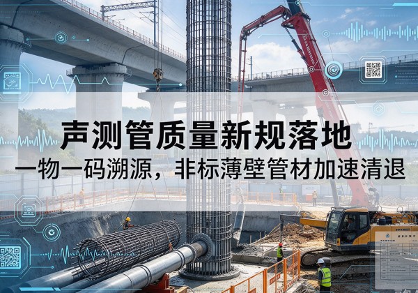 梁溪声测管质量新规落地，一物一码溯源，非标薄壁管材加速清退