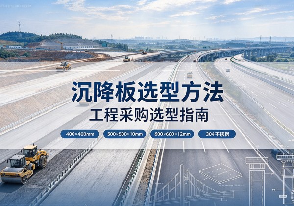 梁溪沉降板选择方法